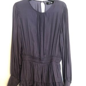 Do+Be dark purple boutique dress
